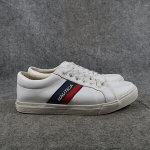 Nautica Shoes Womens 7 Casual Sneakers Lifestyle Fashion Comfort Lace Up White